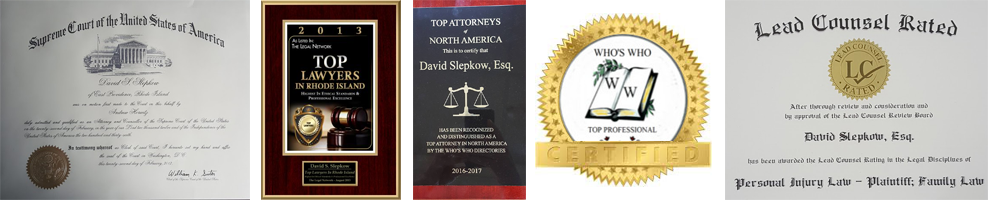 David Slepkow. RI injury attorney